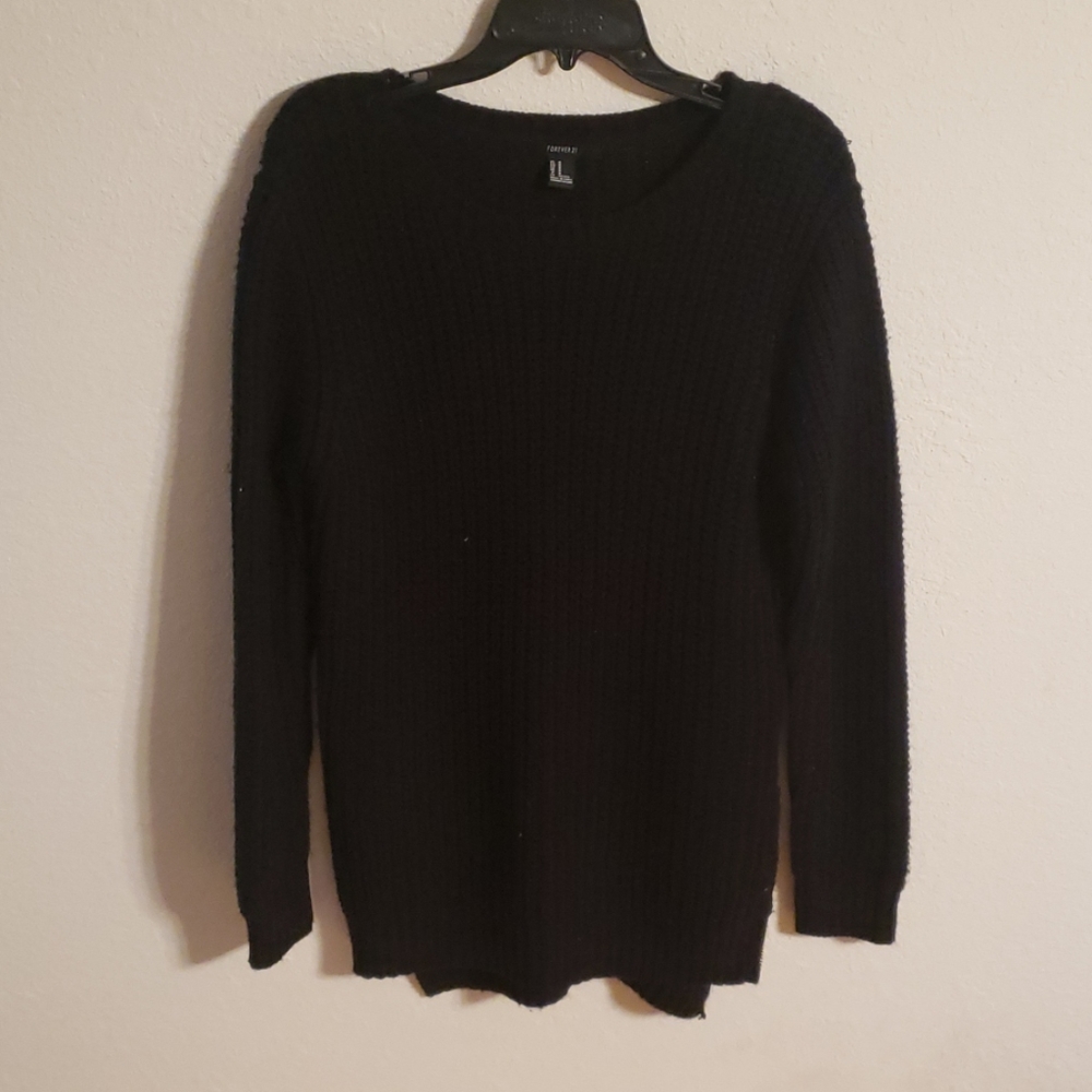 Chunky sweater.